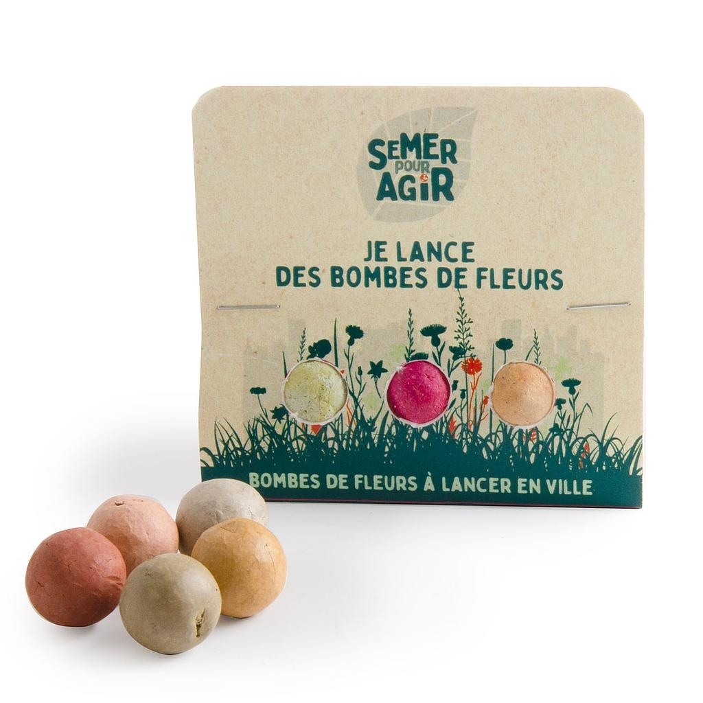 SET 3 BOMBE DE FLEURS - SEMER POUR AGIR