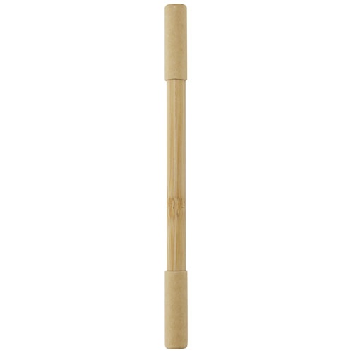 Stylo duo en bambou Samambu (encre bleue)