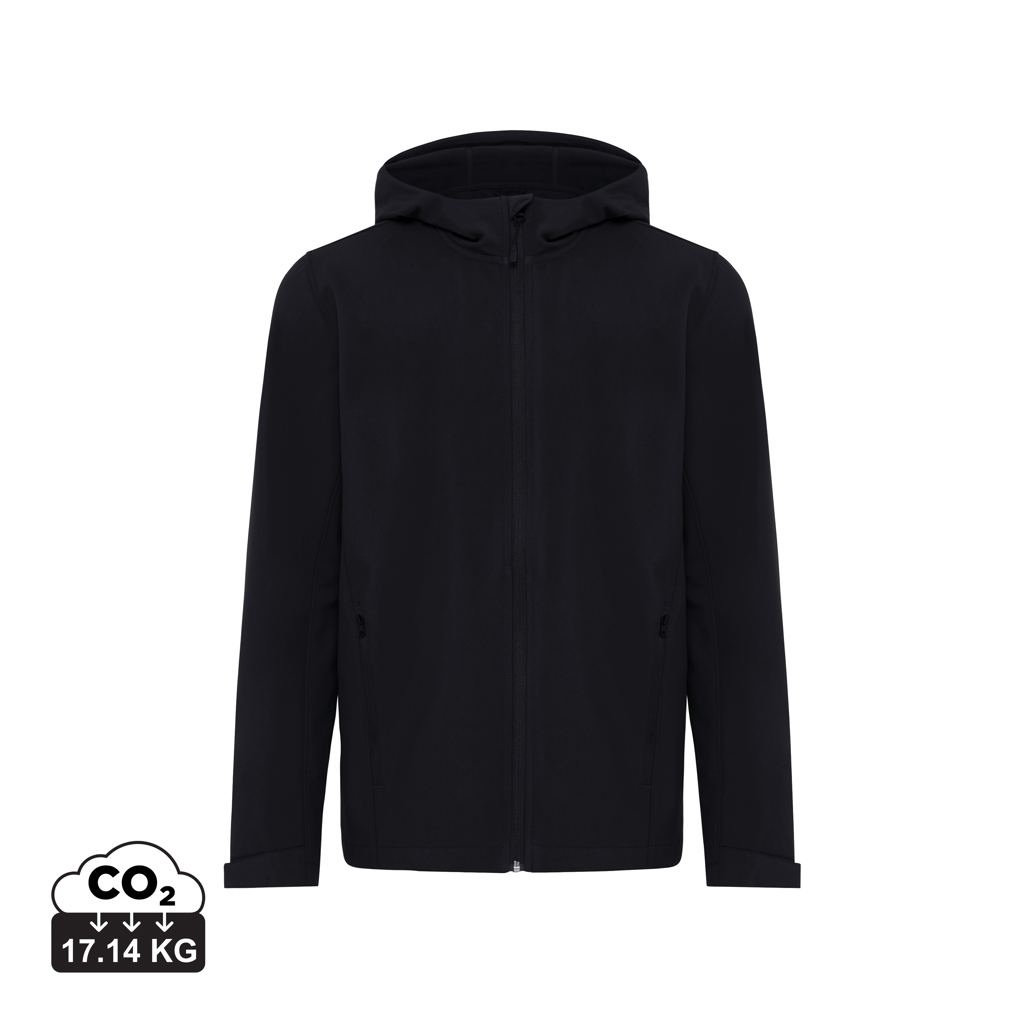 Veste homme soft shell en polyester recyclé Iqoniq Makalu