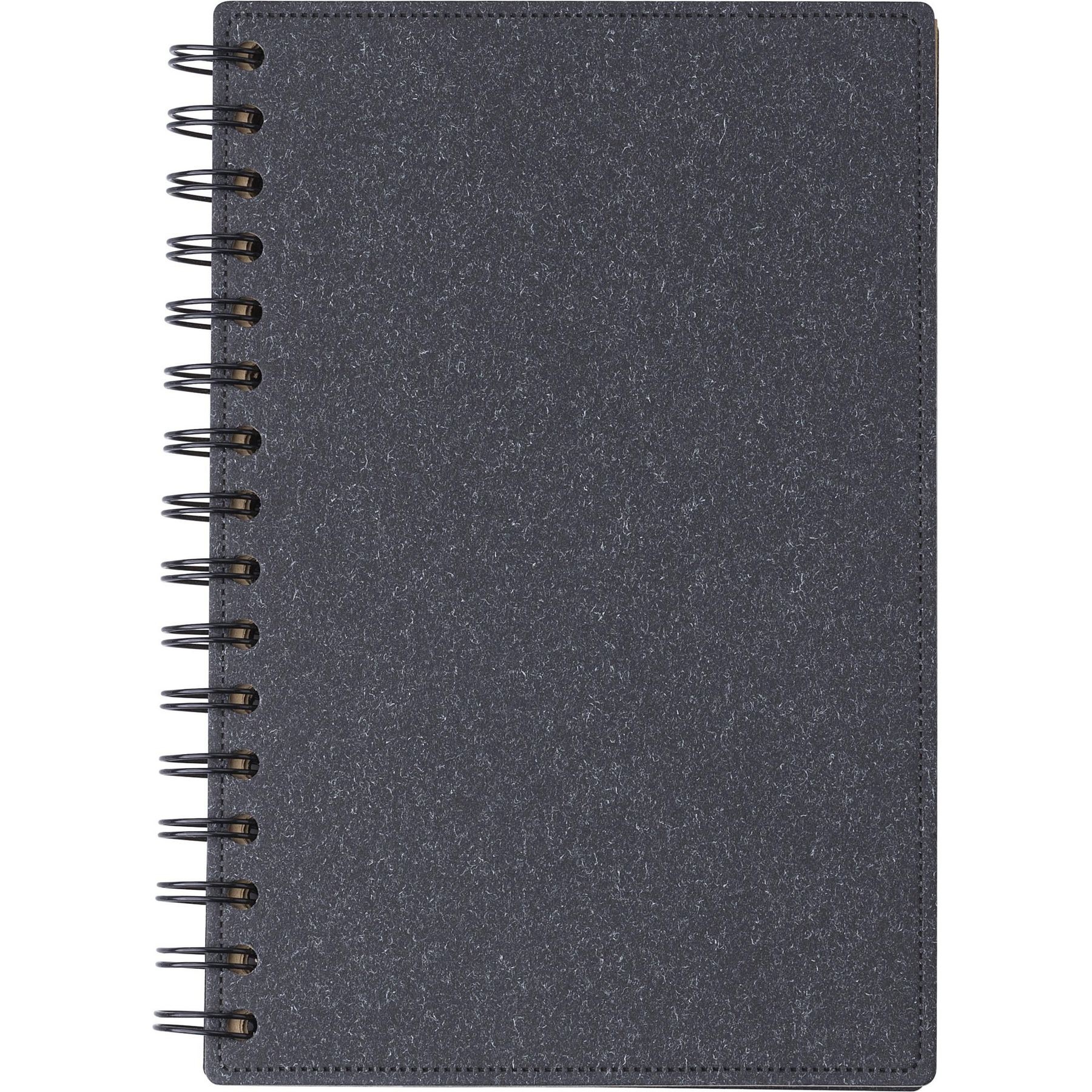 Carnet à spirale en matériau recyclé Caleb