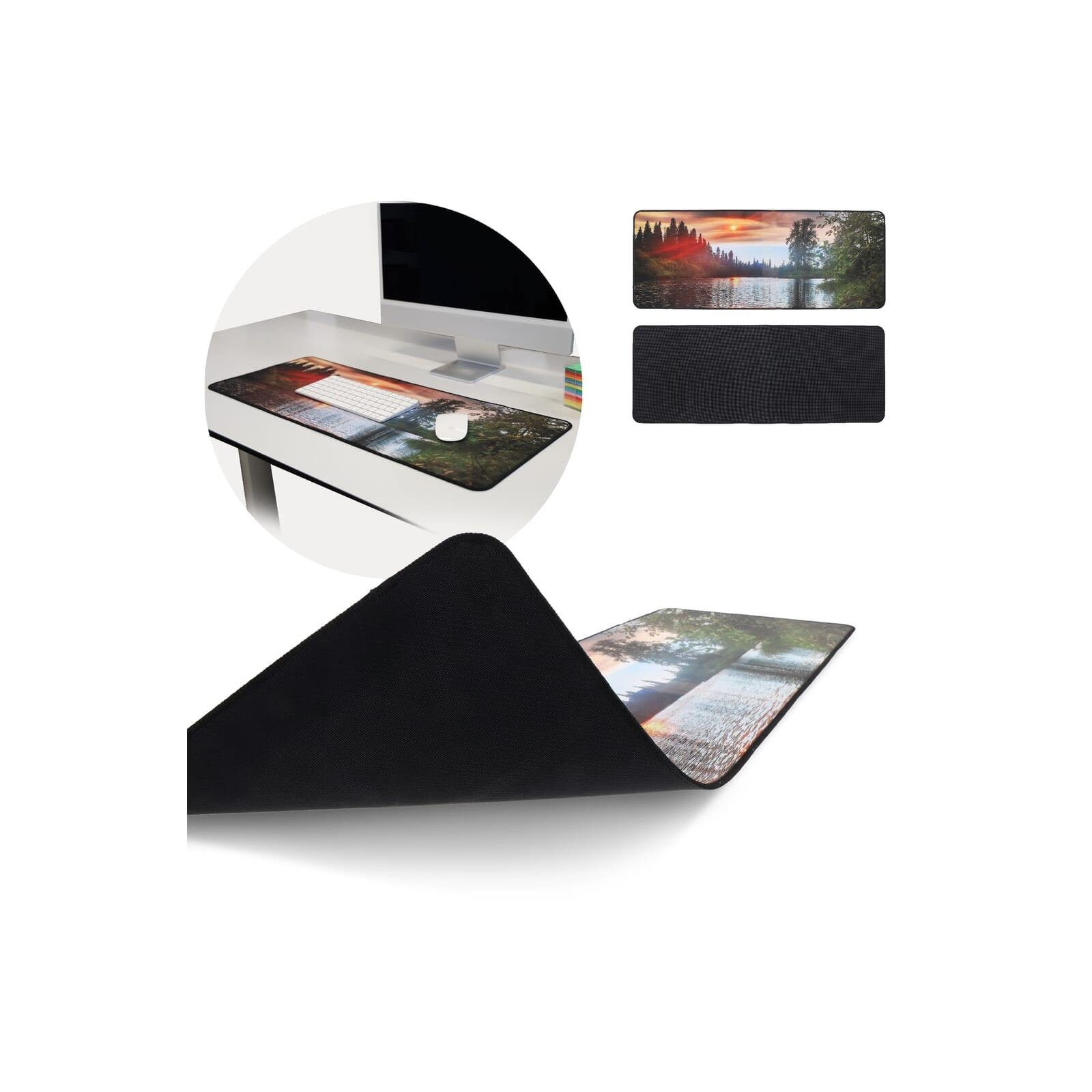 Tapis de bureau à sublimation 78 x 30 cm