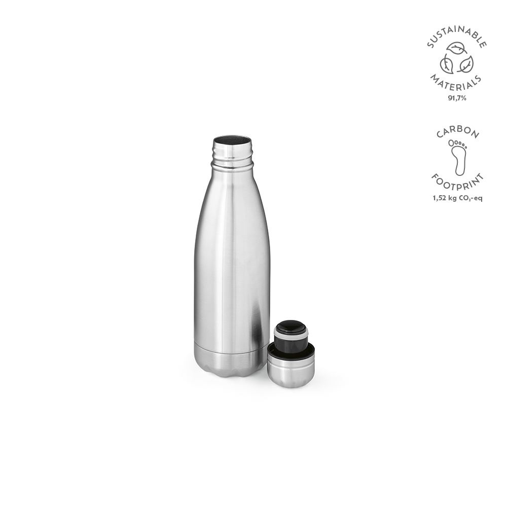 Bouteille / Gourde Mississippi 450P acier inoxydable recyclé 430 ml