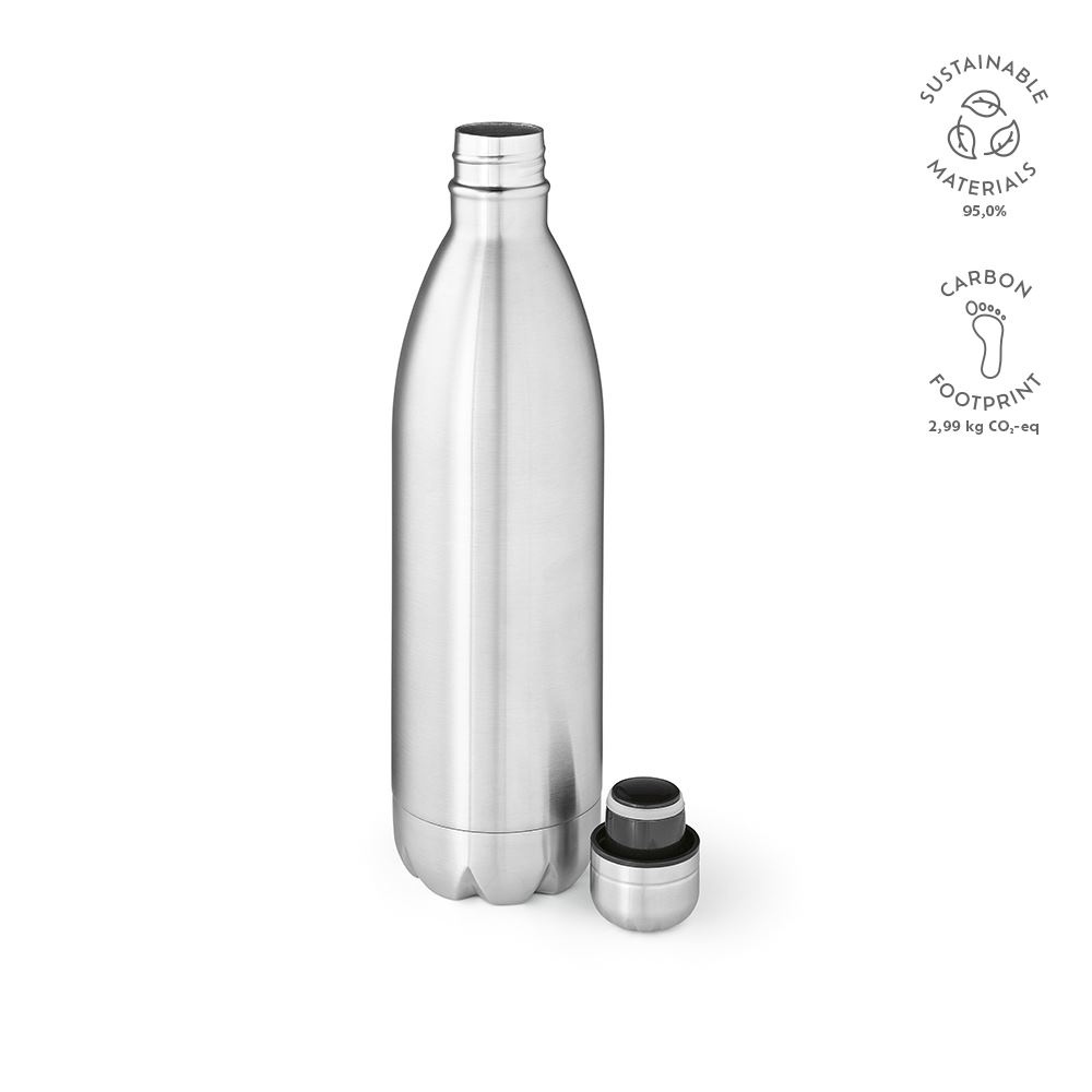 Bouteille / Gourde Mississippi 1100P acier inoxydable recyclé 1100 ml