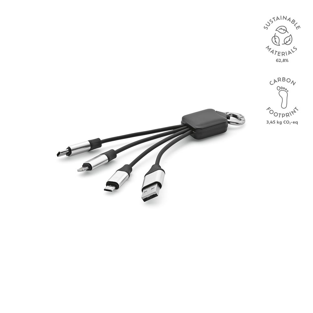 Câble Sagan rPET 4 en 1