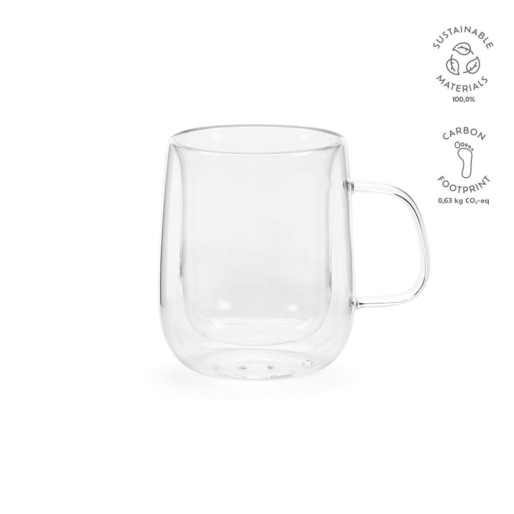 Mug Elbe 450 en verre borosilicate 440 ml