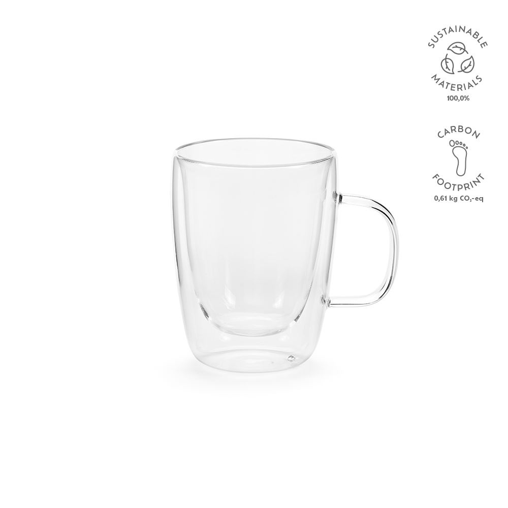 Mug Elbe 350 en verre borosilicate 300 ml
