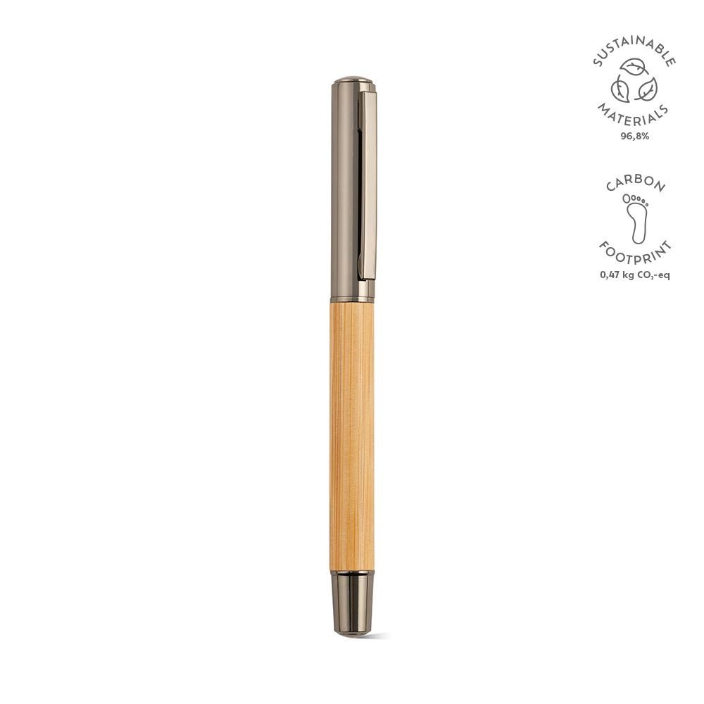 Stylo à bille Eschyle Acier inoxydable recyclé Encre bleue