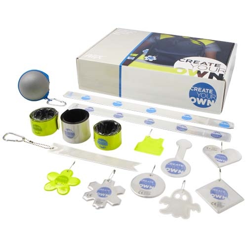 Boîte d'échantillons de produits réfléchissants
