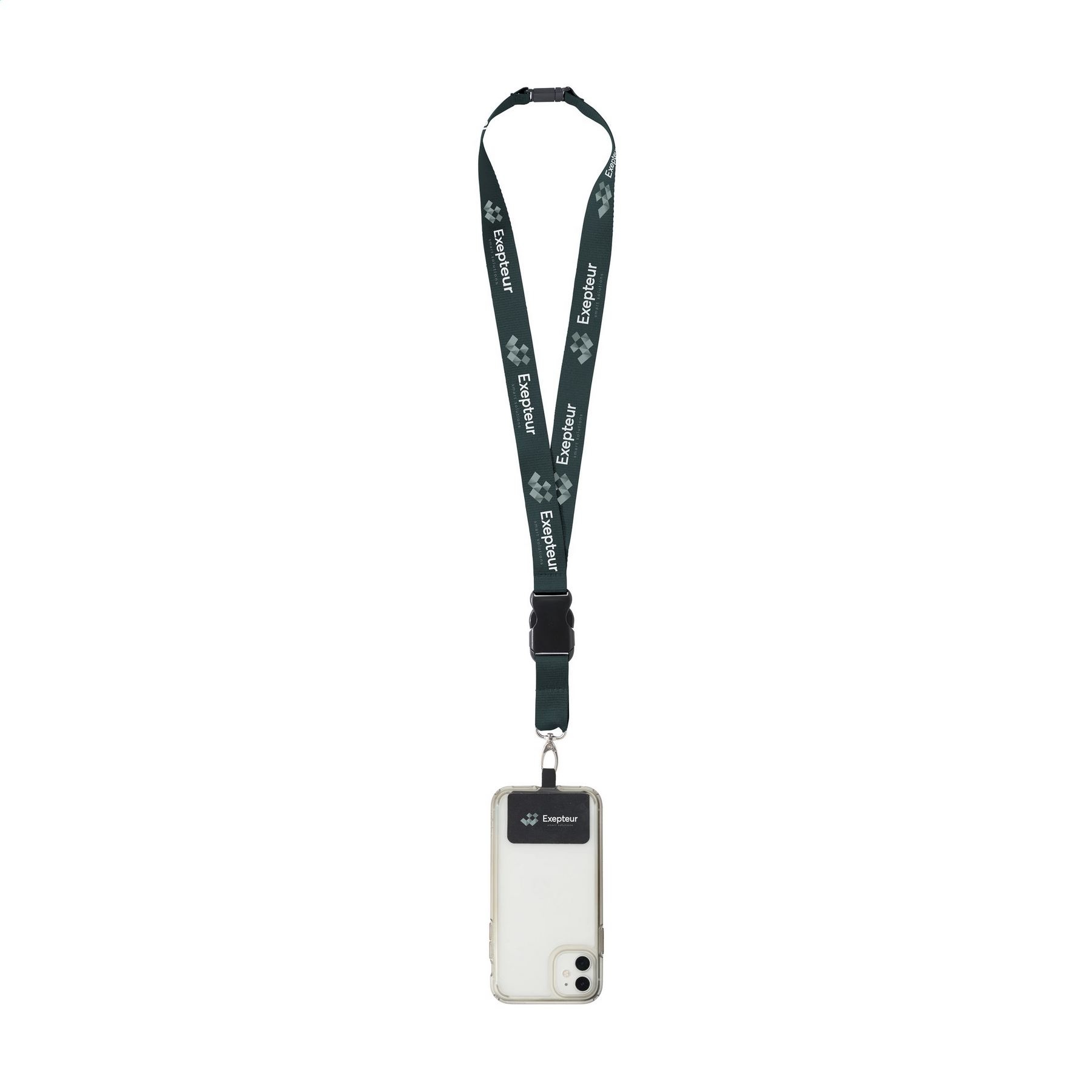 Lanyard Promo Complete Sublimation RPET 2 cm avec Patch