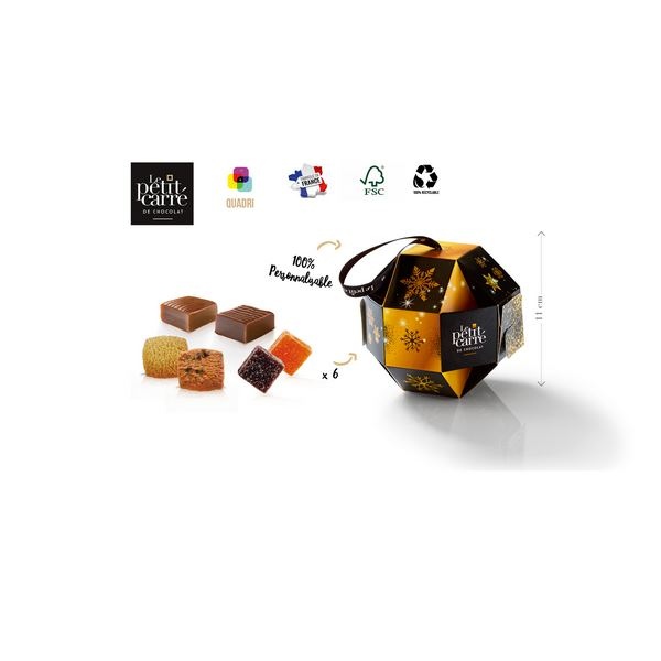 Boule de Noël 6 Gourmandises