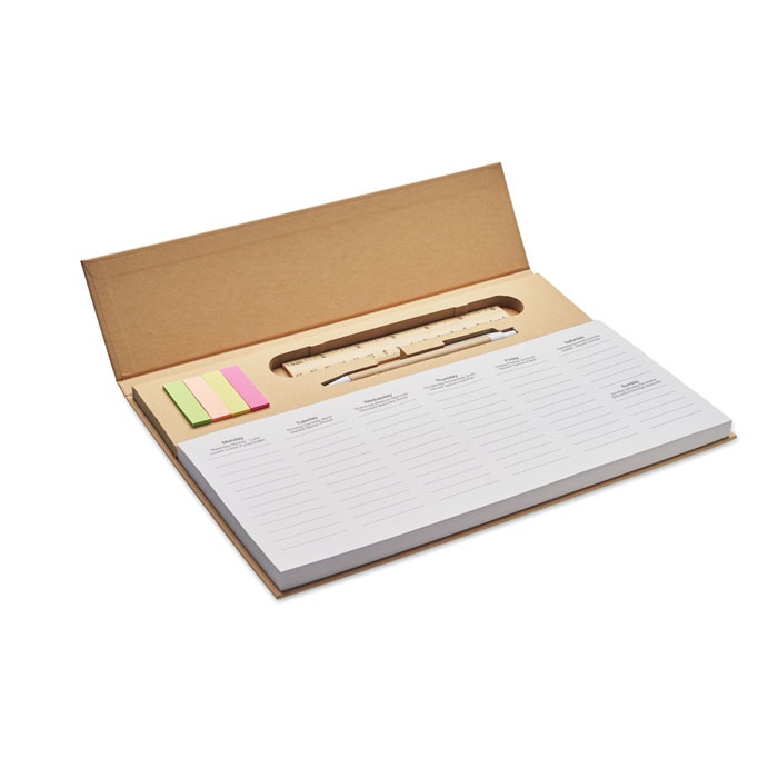 MEMWEEK - Agenda hebdomadaire de bureau