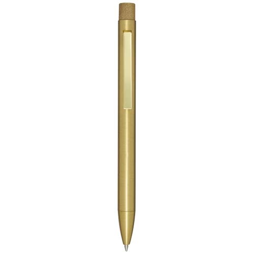 Stylo bille en laiton recyclé Beatriz (encre noire)