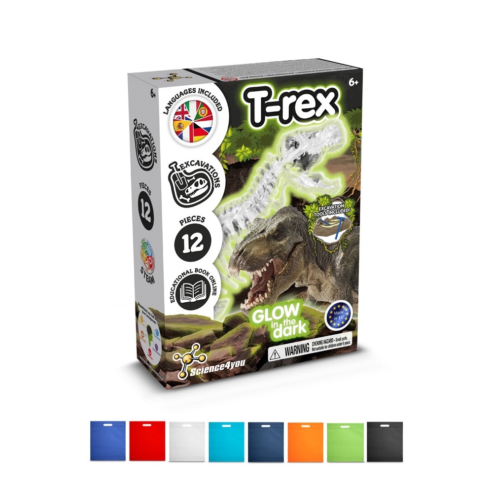 Fossil Excavation Kit IV. Jeu éducatif livré avec un sac cadeau en non-tissé (80 g/m²)