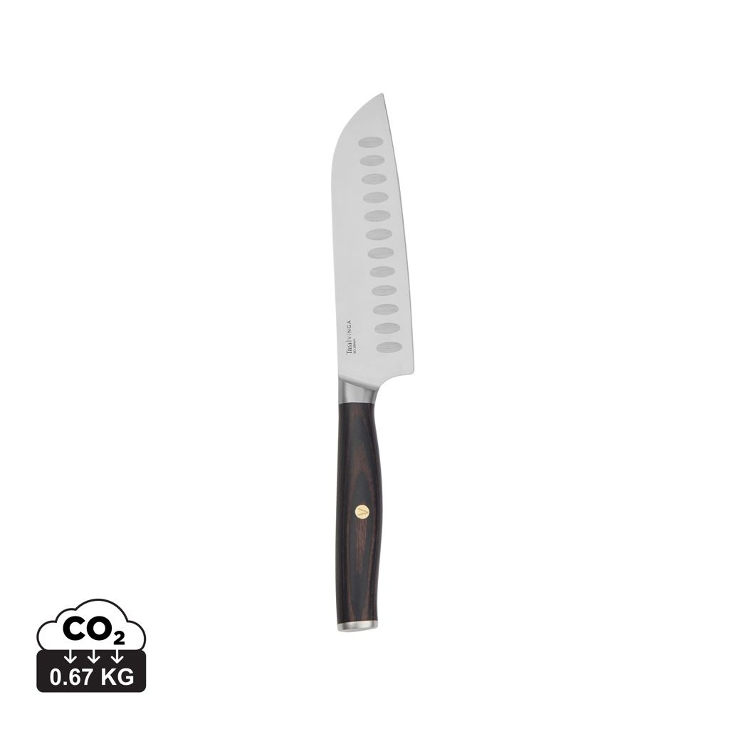 VINGA Tara Couteau Santoku en acier recyclé RCS
