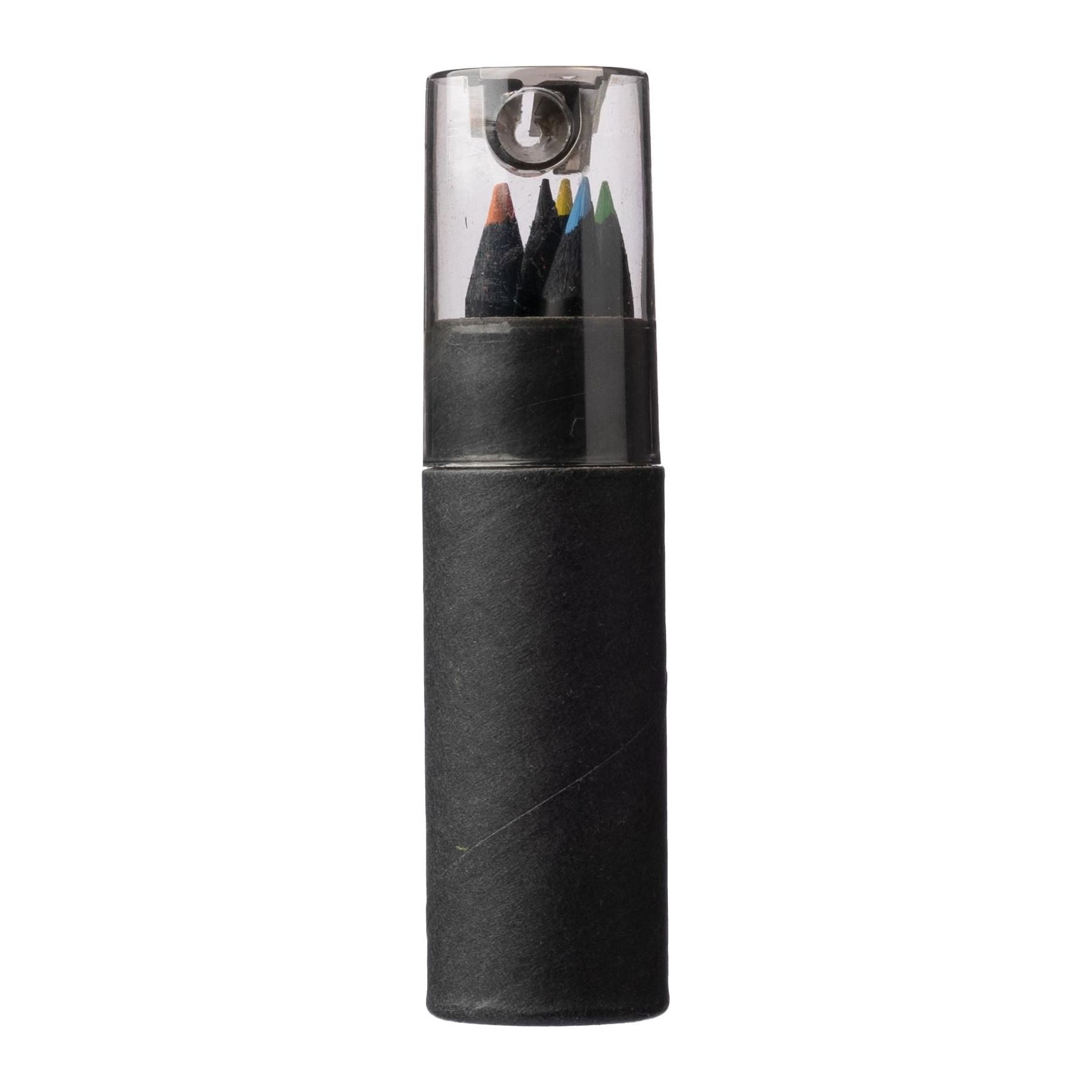 Tube en carton recyclé de 7 crayons Beate