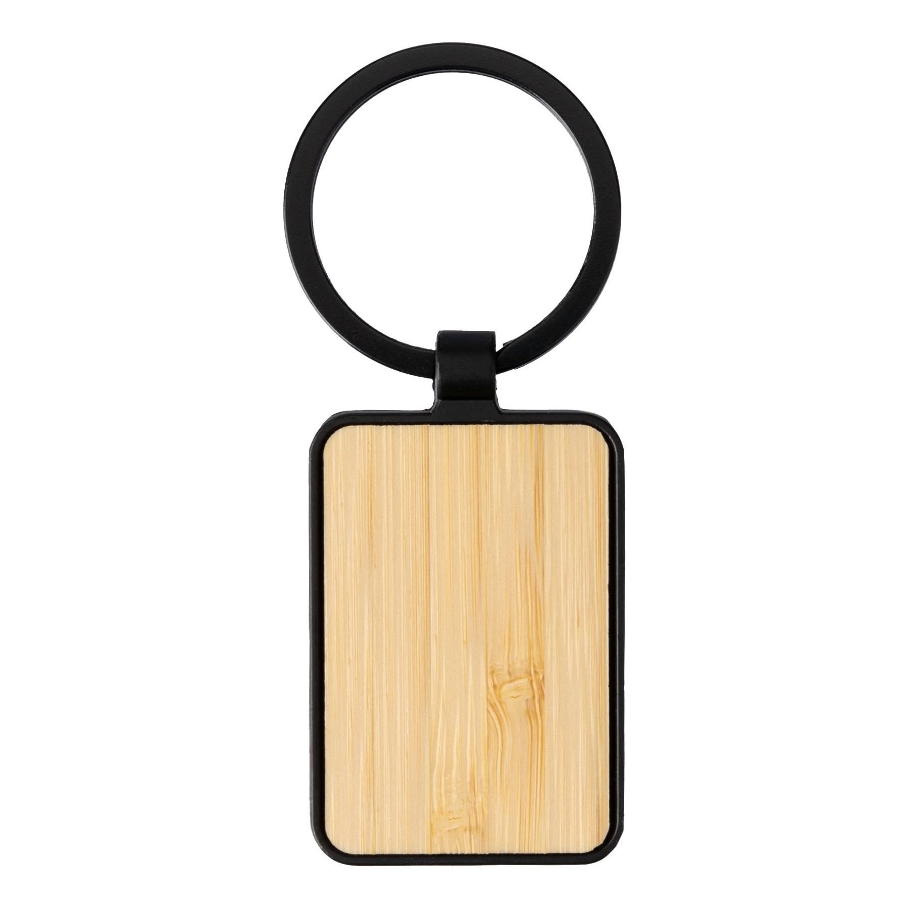 Porte-clés en métal et bambou Brigitte