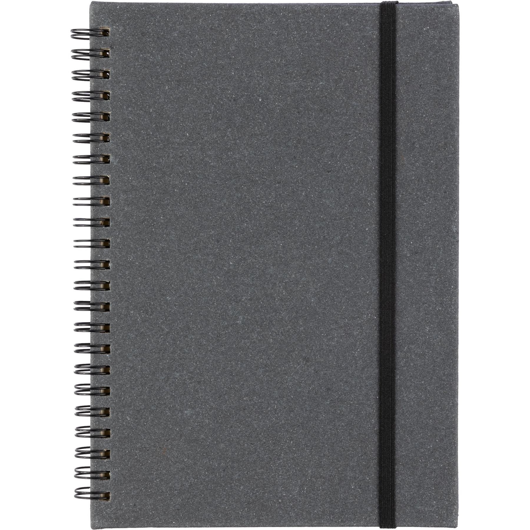 Carnet A5 en cuir recyclé Egon