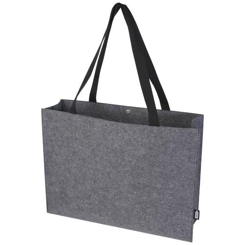Sac shopping à soufflets Felta GRS en feutrine recyclée de 20L