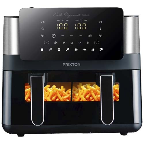Friteuse à air double 8 L Prixton Cook Organics