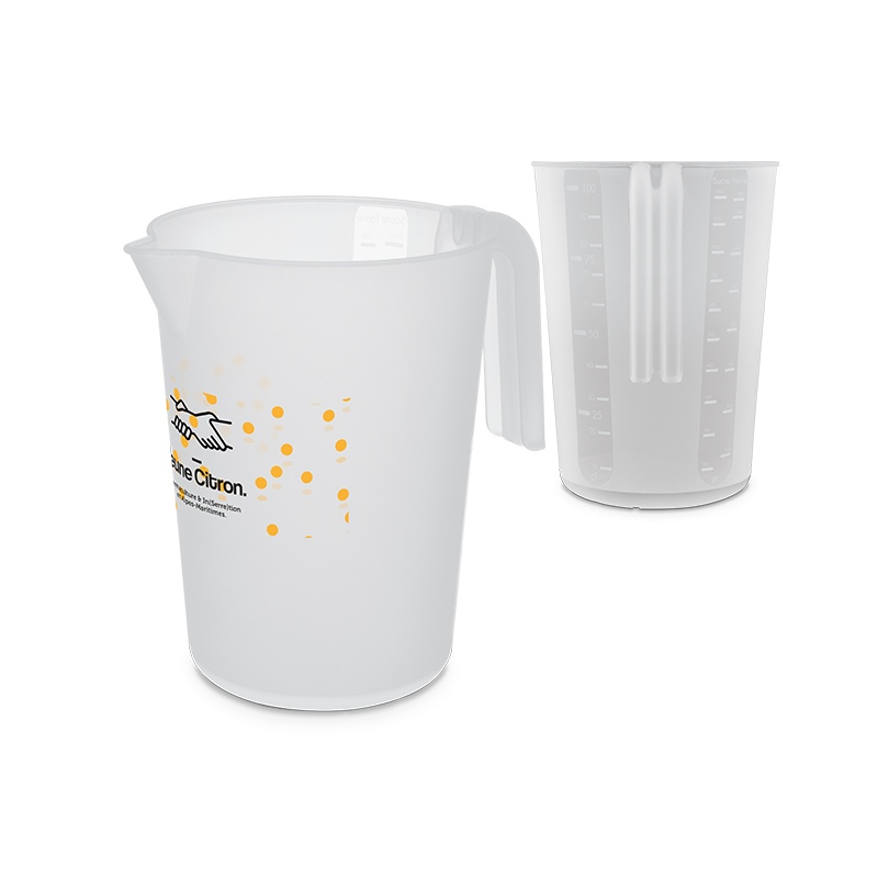 PICHET, POT, EN POLYPROPYLENE (PP) 110 cl RAS BORD