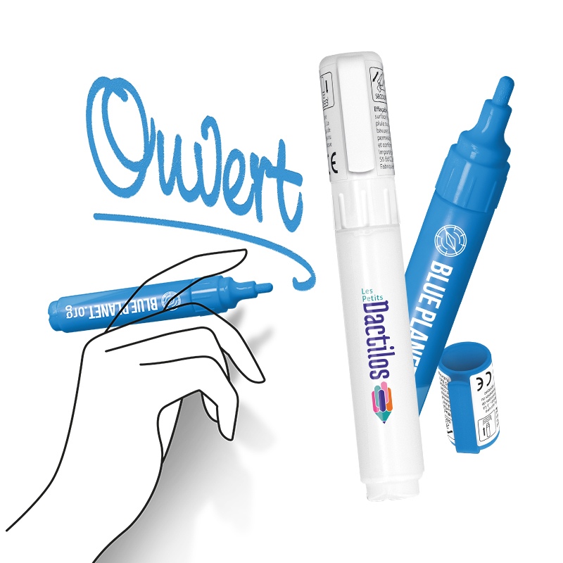 STYLO FEUTRE MARQUEUR CRAIE EFFACABLE