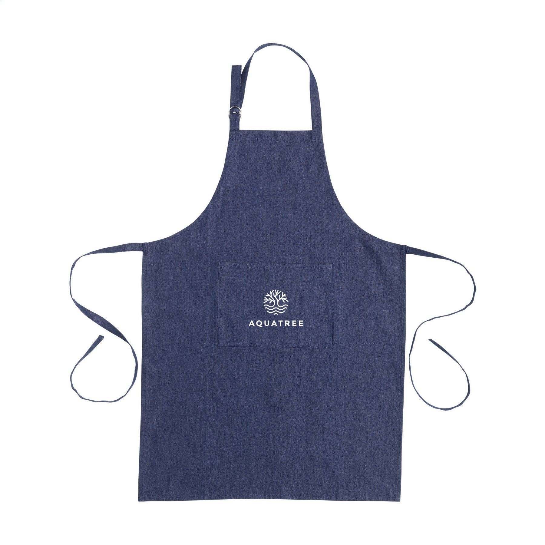 Tablier 100% en denim mélangé recyclé (220 g/m²)