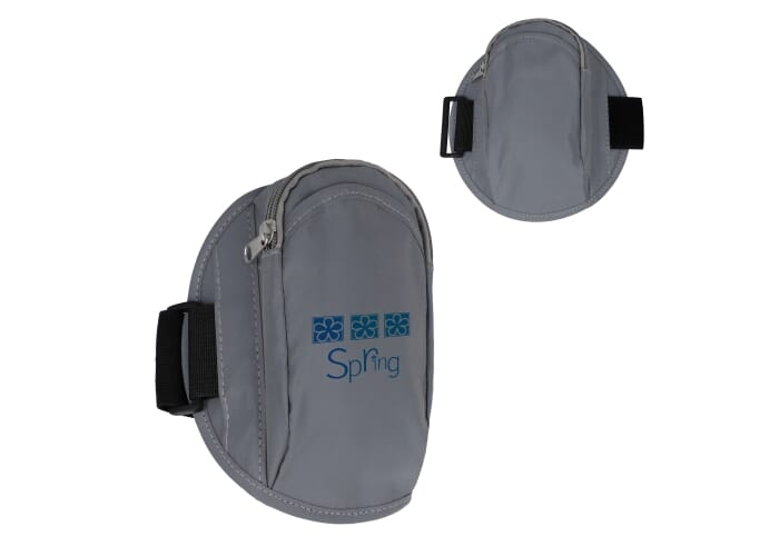 Brassard de sport réfléchissant avec pochette pour objets de valeur