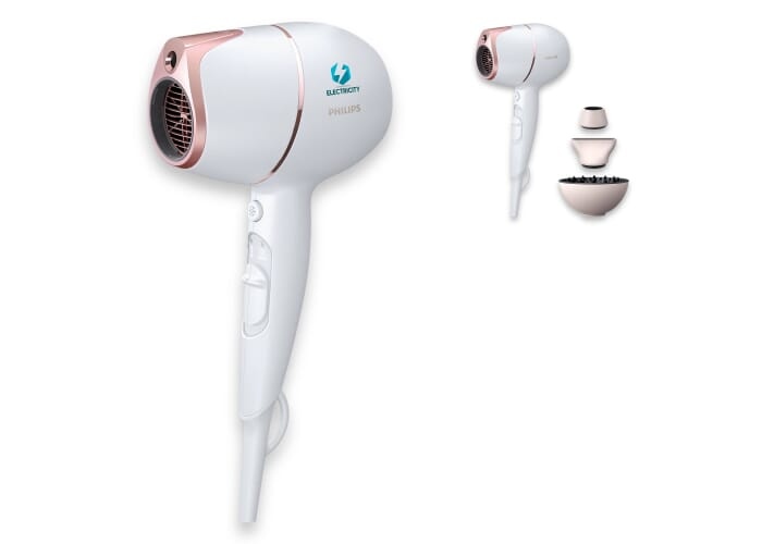 BHD628-Sèche-cheveux Philips SenseIQ avec diffuseur