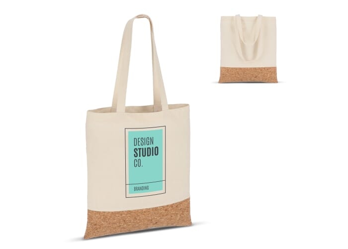 Sac de transport coton et liège 170g/m² 35 x 40cm