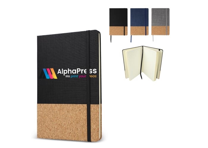 Carnet de notes A5 R-PET et liège