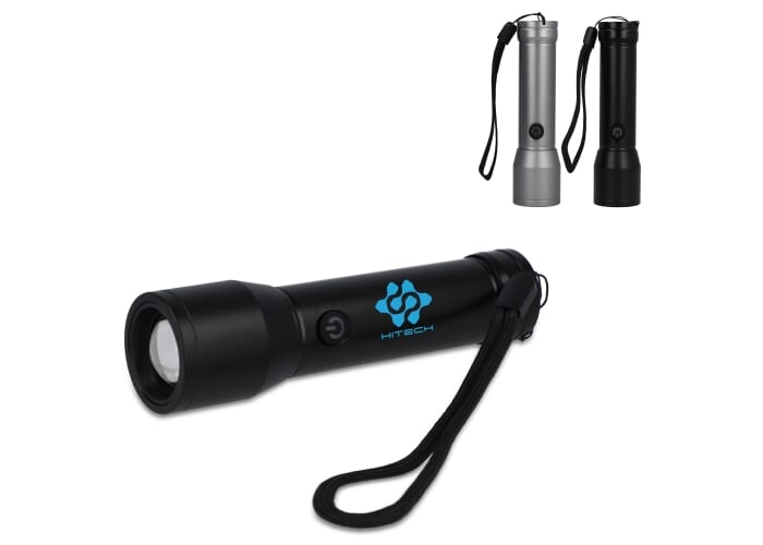 Torche rechargeable en aluminium recyclé IPX4