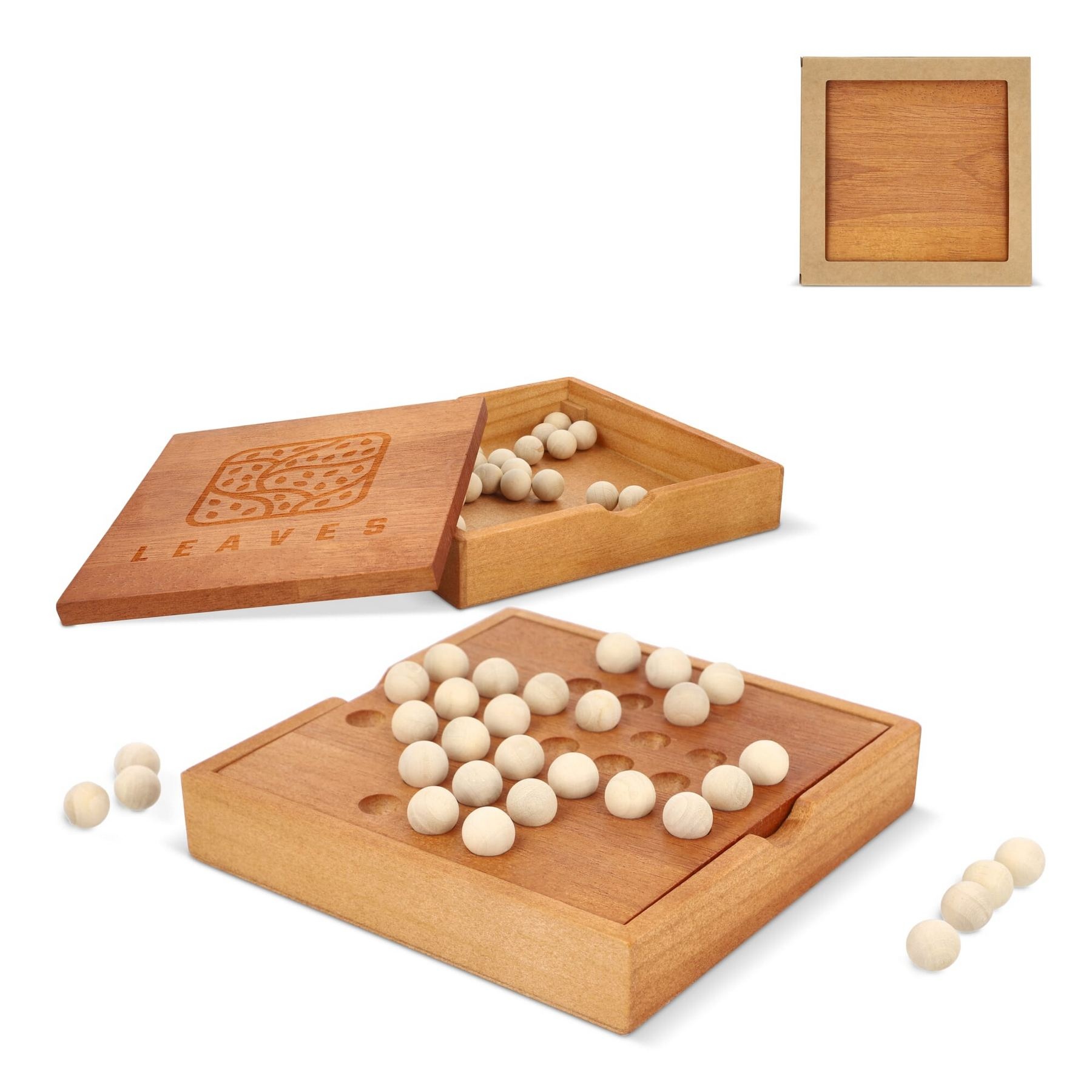 Jeu de solitaire avec billes