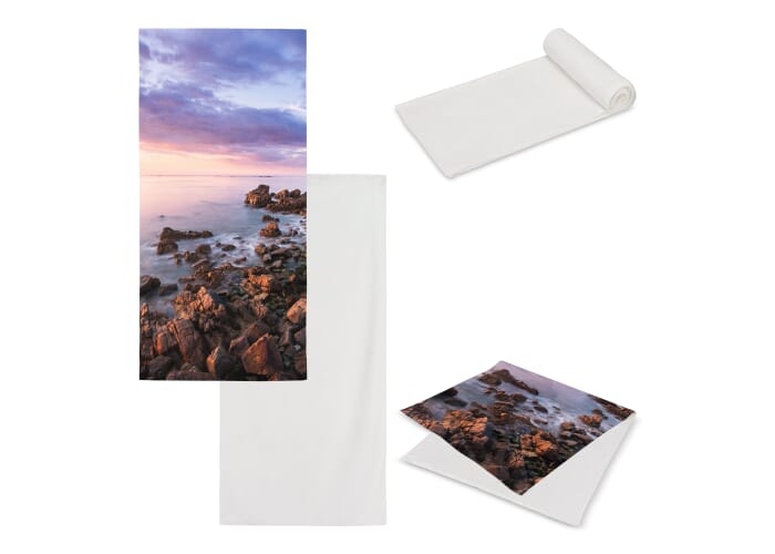 Serviette double face sublimation 100 x 180 cm 400 g/m²