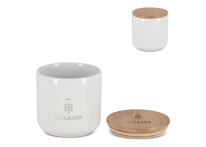 Boîte en céramique et bambou 550 ml