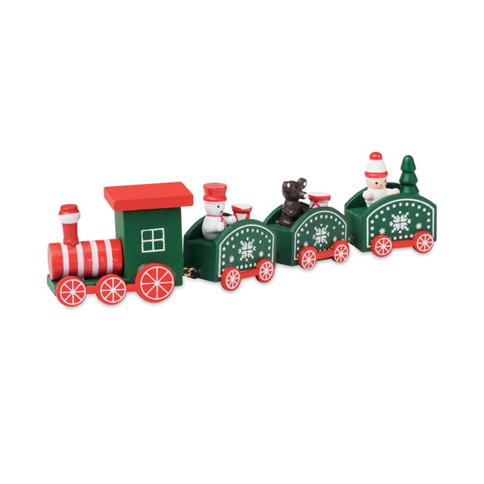 JUNA - Train de Noël en bois