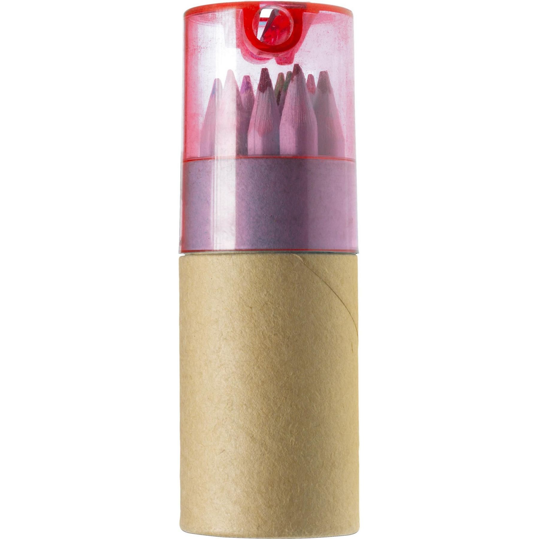 Tube cartonné de 12 crayons Terrence