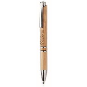 Stylo  bille en bambou et aluminium