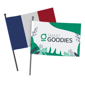 Sticker autocollant de Drapeau personnalisé - Éco-responsable et