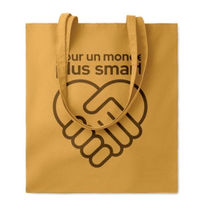 Sac shopping publicitaire en coton 140gr/m� couleur