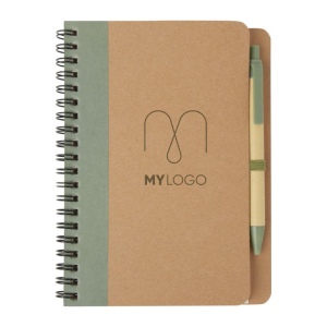 Carnet de notes recycl� avec stylo personnalisable - Priestly