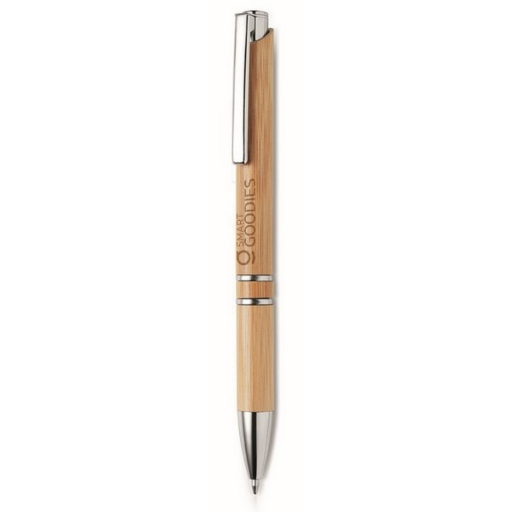 Stylo  bille en bambou et aluminium