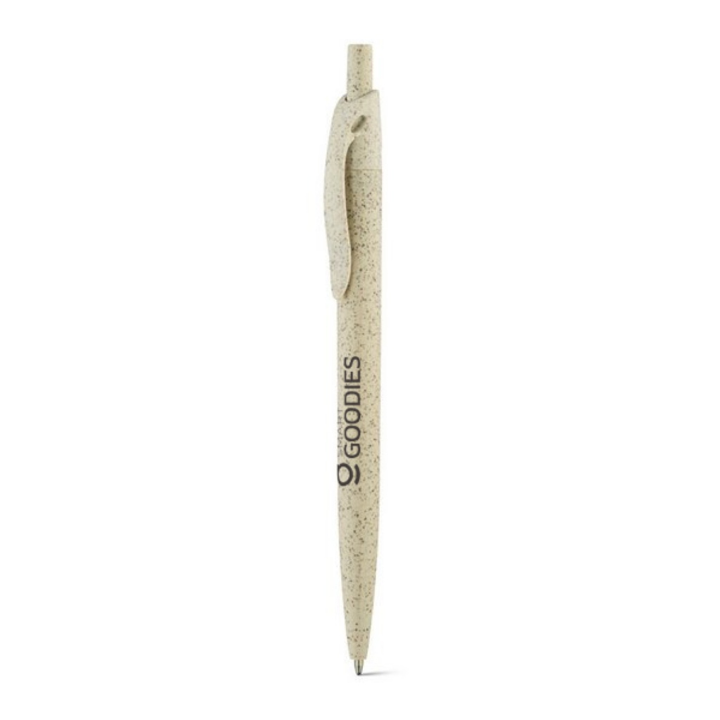 Stylo-bille en paille de bl et ABS