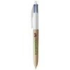 Stylo BIC 4 Couleurs Wood Style