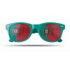 Lunettes de supporter avec drapeau