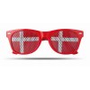 Lunettes de supporter avec drapeau