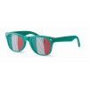 Lunettes de supporter avec drapeau