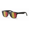 Lunettes de supporter avec drapeau