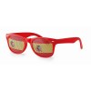 Lunettes de supporter avec drapeau