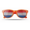 Lunettes de supporter avec drapeau