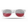 Lunettes de supporter avec drapeau